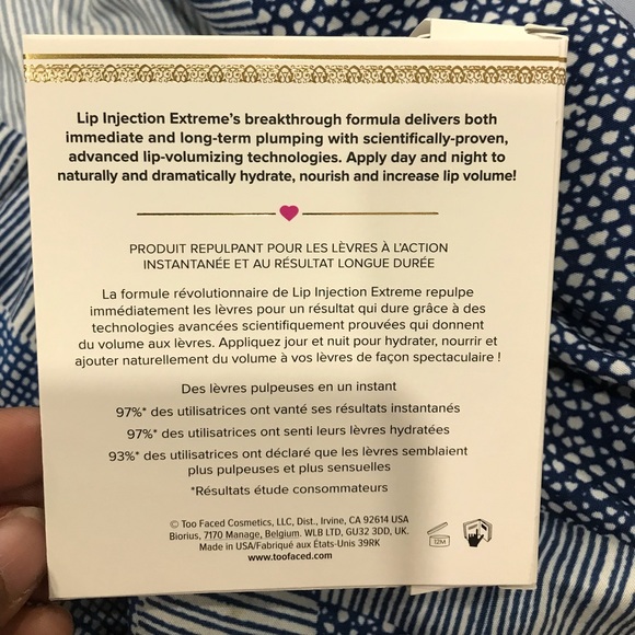 sold🚫 too faced lip injection extreme - Picture 2 of 2